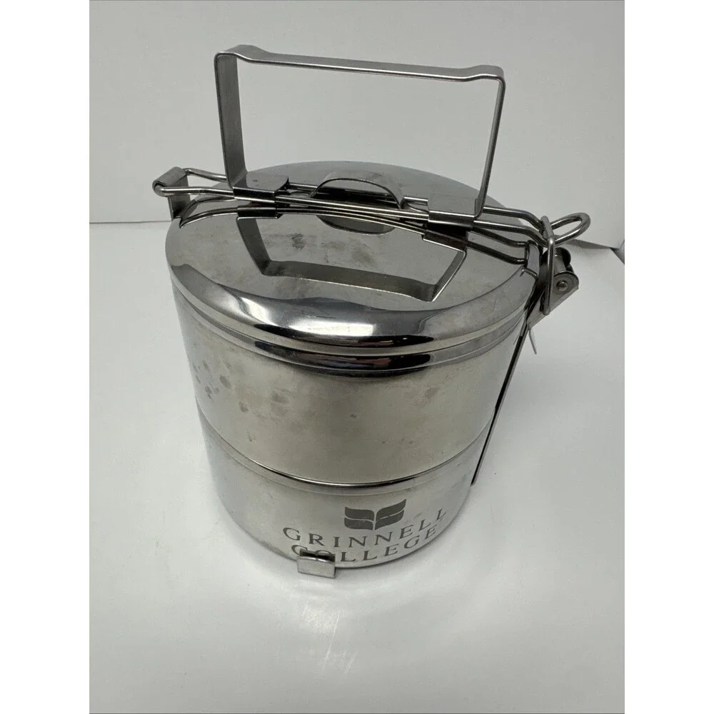 Zebra Brand Stainless Steel Food Carrier Lunch Box Pinto 14 cm 2 tier NEW Grinne